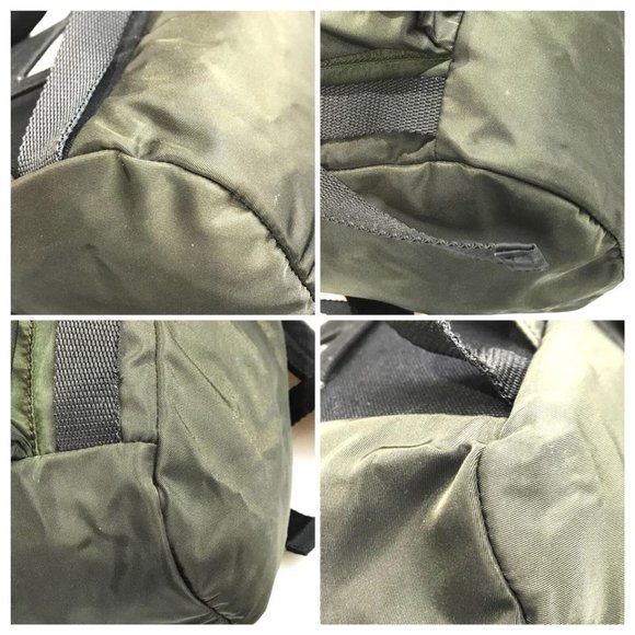 PRADA Tessuto Montagna V140 Ebano Green Nylon Backpack - Picture 9 of 10